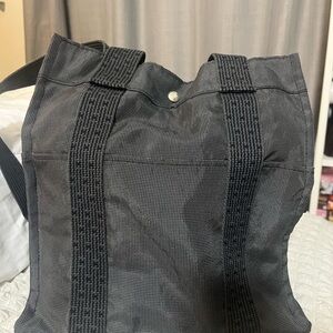 Hermes Charcoal and Black Backpack